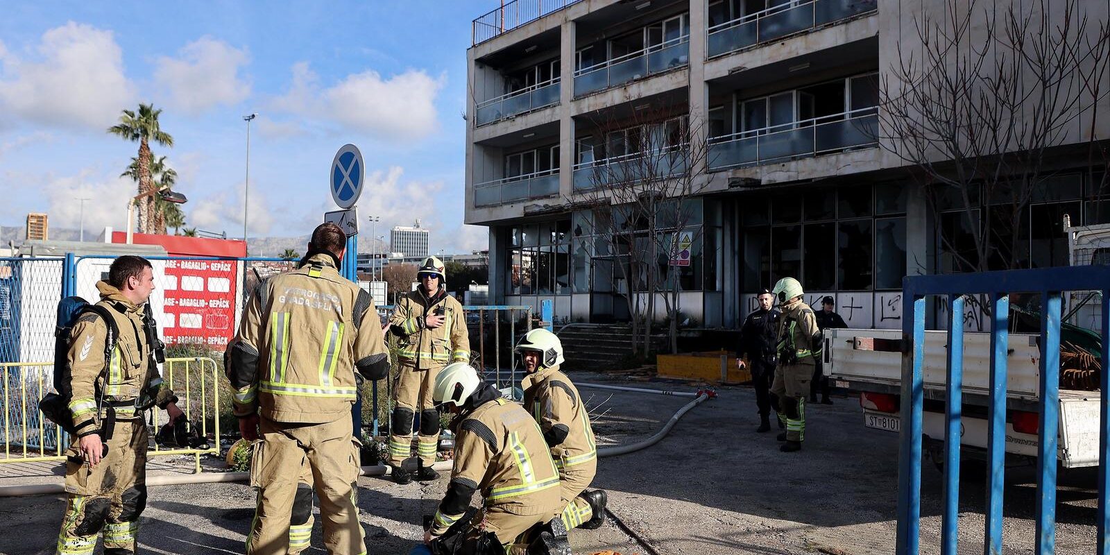 Split: U zgradi Dalmacijavina ponovno je izbio požar, brzo je ugašen