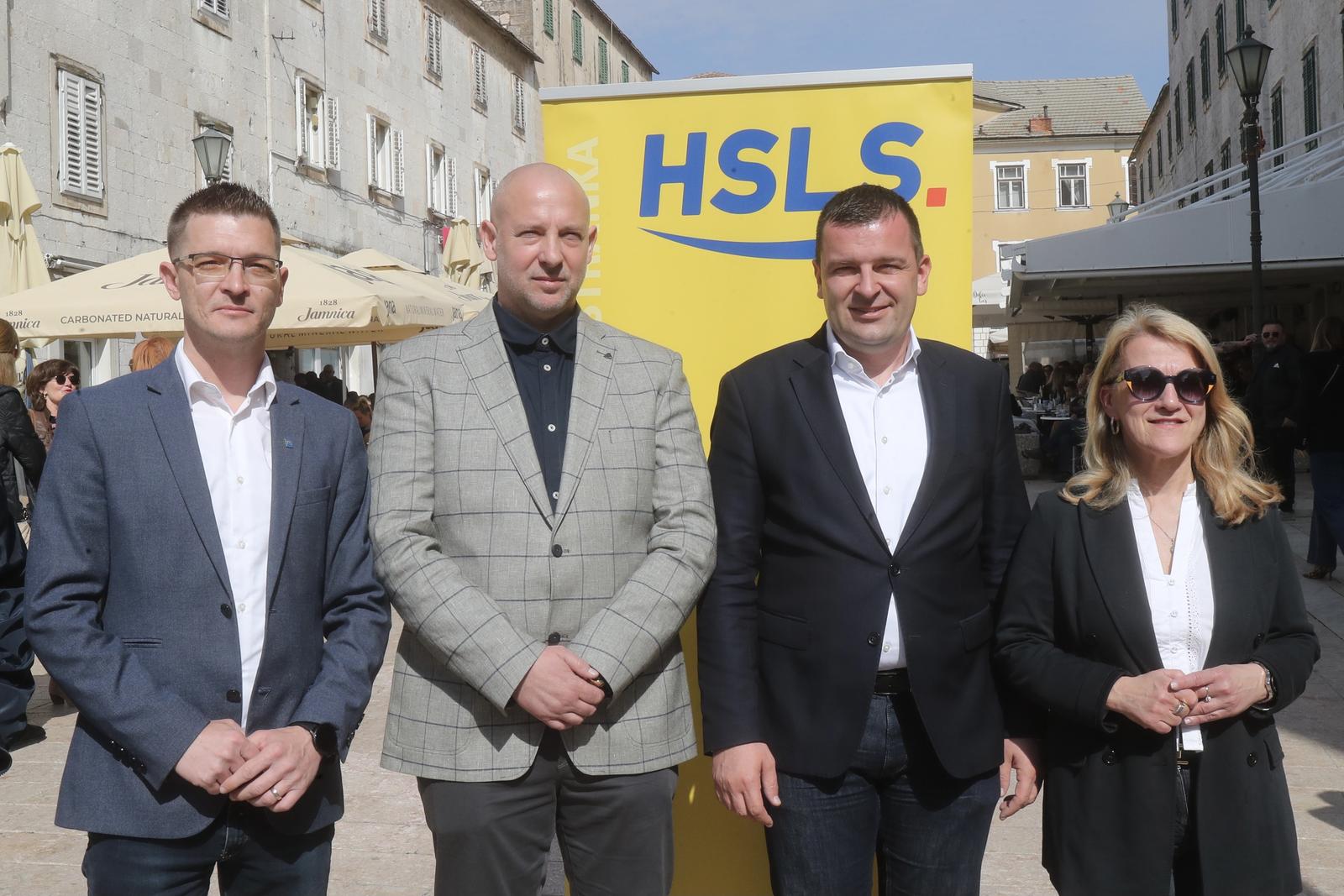 Sinj: Predstavljanje HSLS-ovog kandidata za gradonačelnika Sinja i izjava za medije
