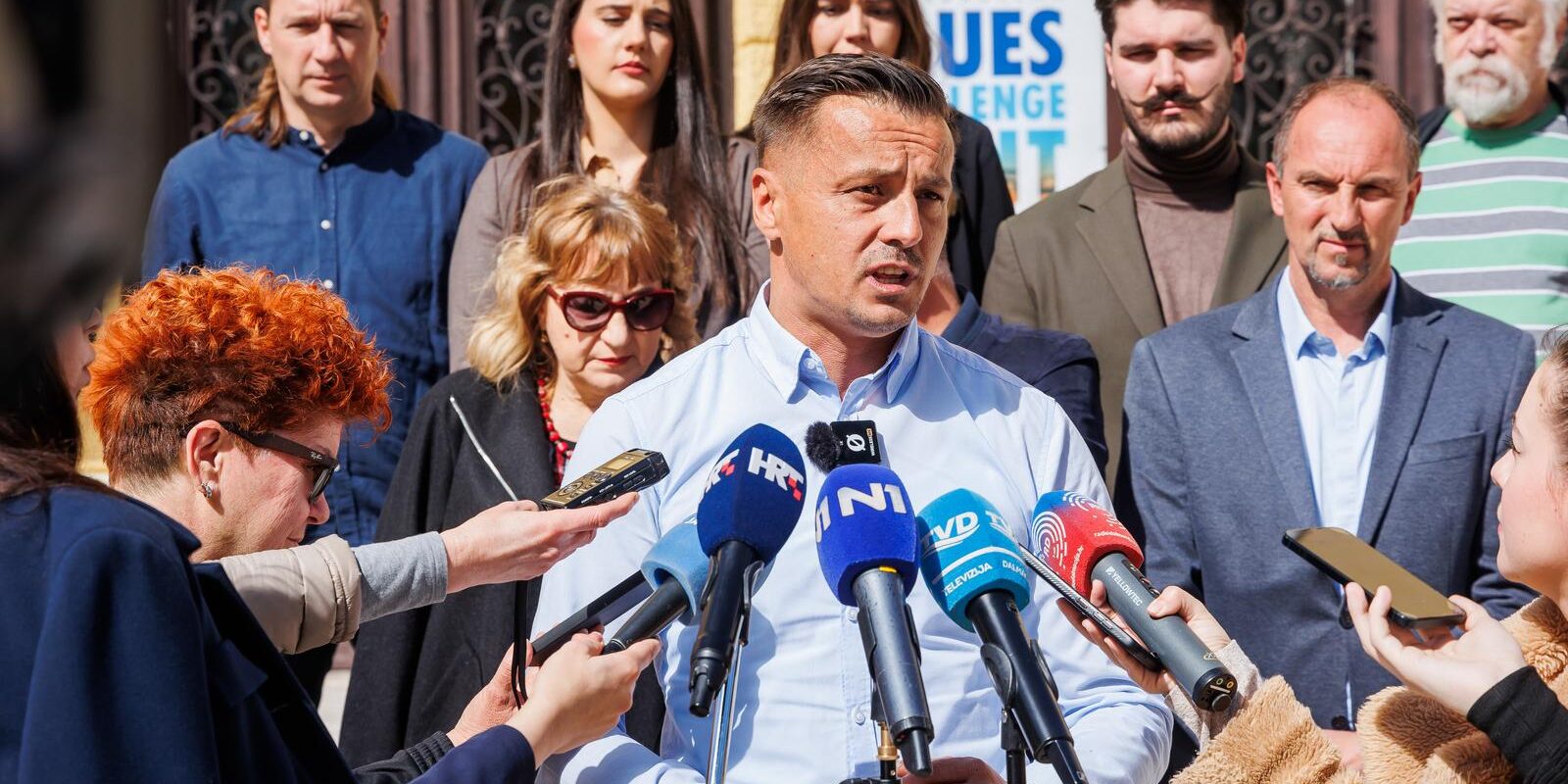 Split: Miro Bulj predstavio je na konferenciji za medije Antu Kujundžića, kandidata za Župana