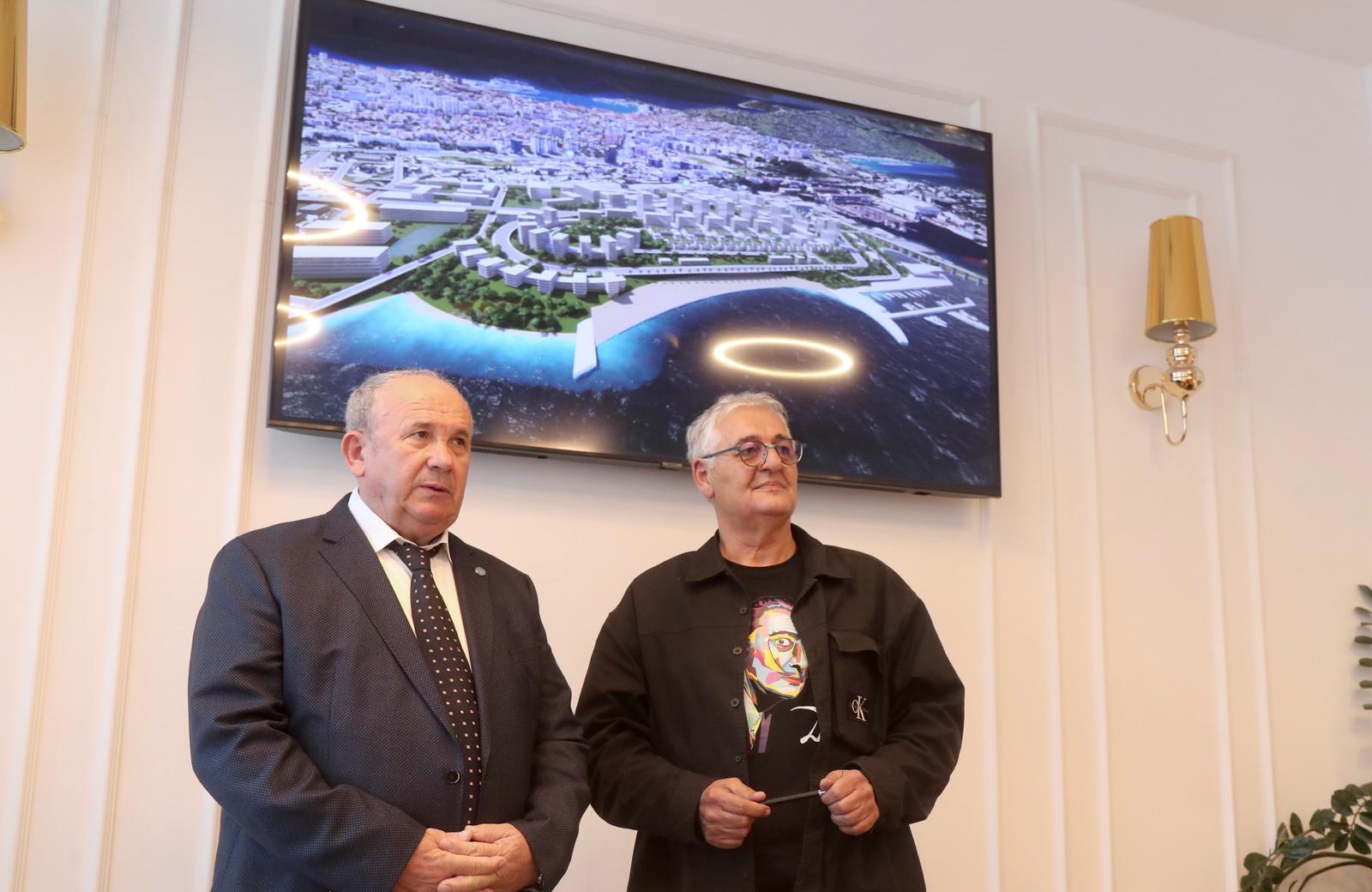 Split: Kandidat za gradonačelnika Željko Kerum i arhitekt Jurica Jelavić predstavili projekt “Split 5 – novi kvart na Kopilici”