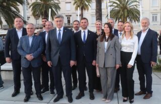 Split: Andrej Plenković dao podršku članovima HDZ-a uoči loklanih izbora