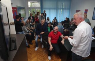 Split: Doček izbornih rezultata u izbornom stožeru SDP-a