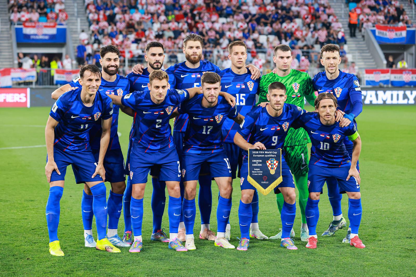 Osijek: Susret Hrvatske i Češke u kvalifikacijama za FIFA Svjetsko prvenstvo