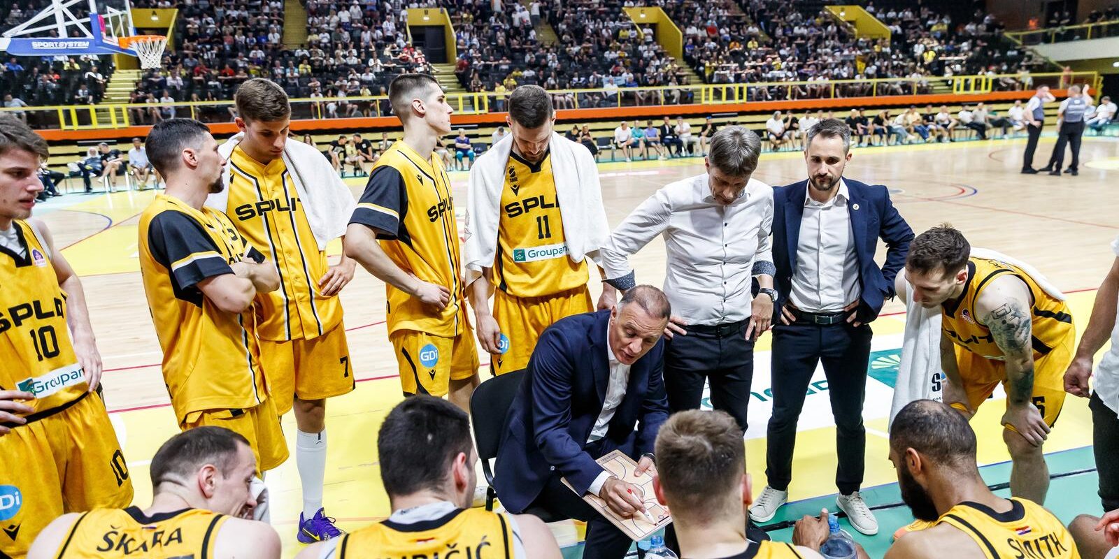 Split: Treća utakmica finala doigravanja košarkaškog Prvenstva Hrvatske između Splita i Zadra