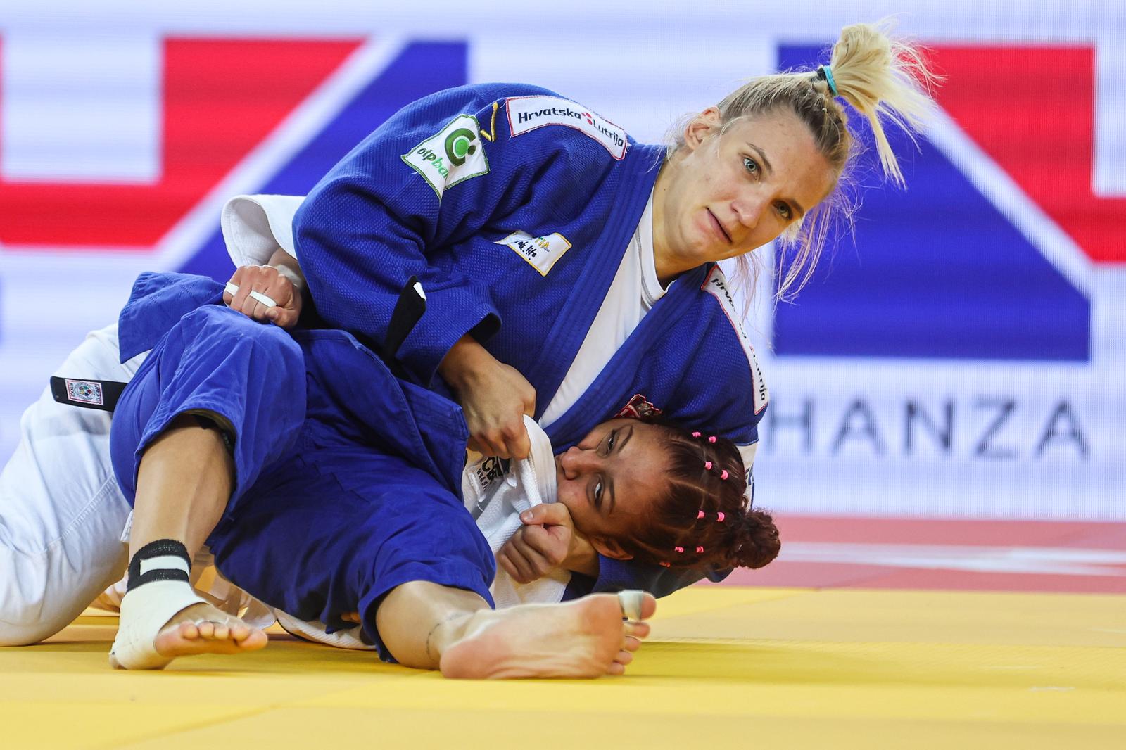 IJF World Judo Tour Zagreb Grand Prix 2024., borba za broncu, ene -70kg, Kaillany Cardoso – Lara Cvjetko