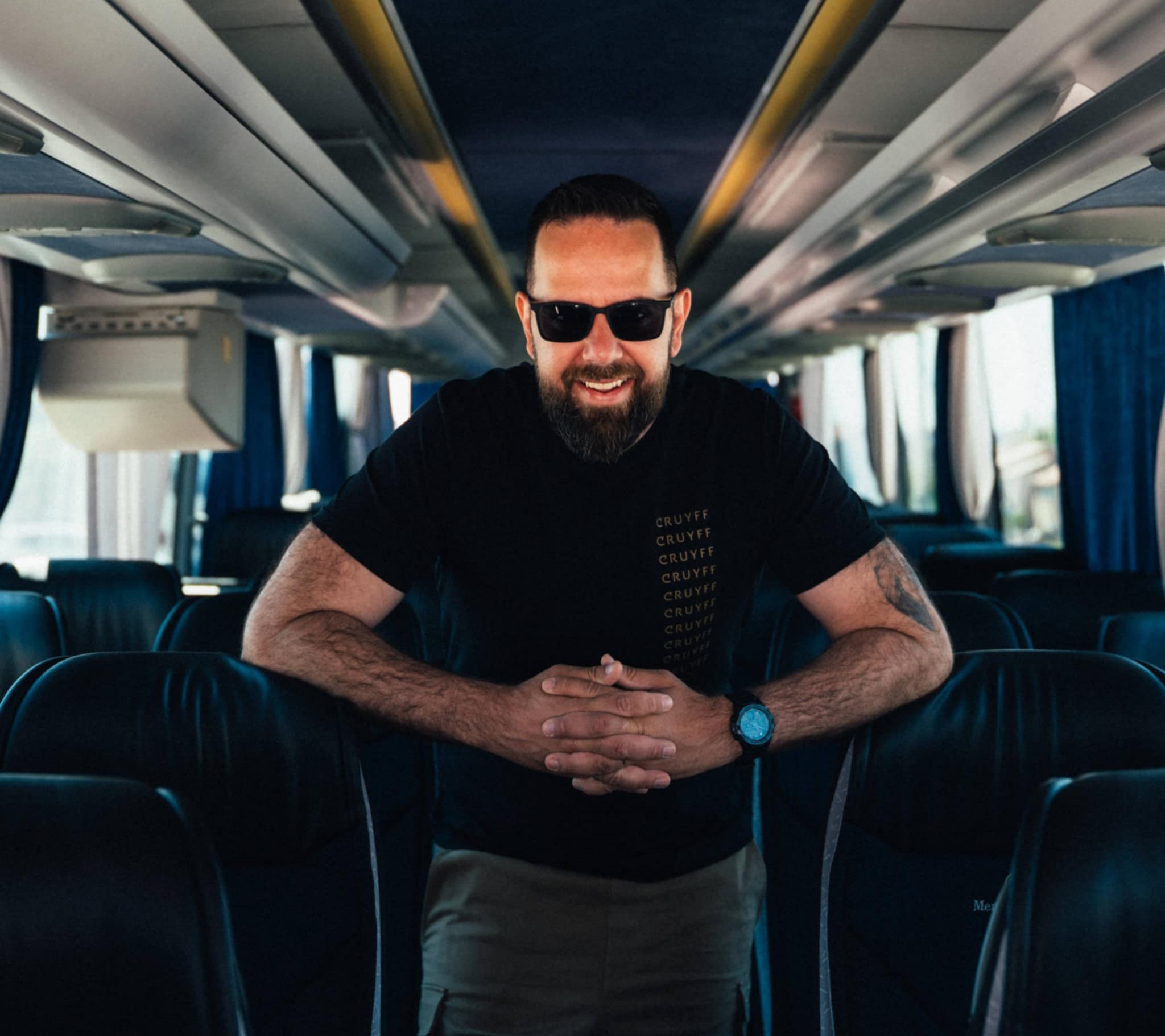 Ante Cah u autobusu