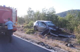 Otežan promet zbog nesreće na prilazu Poljicama iz pravca Zagvozda