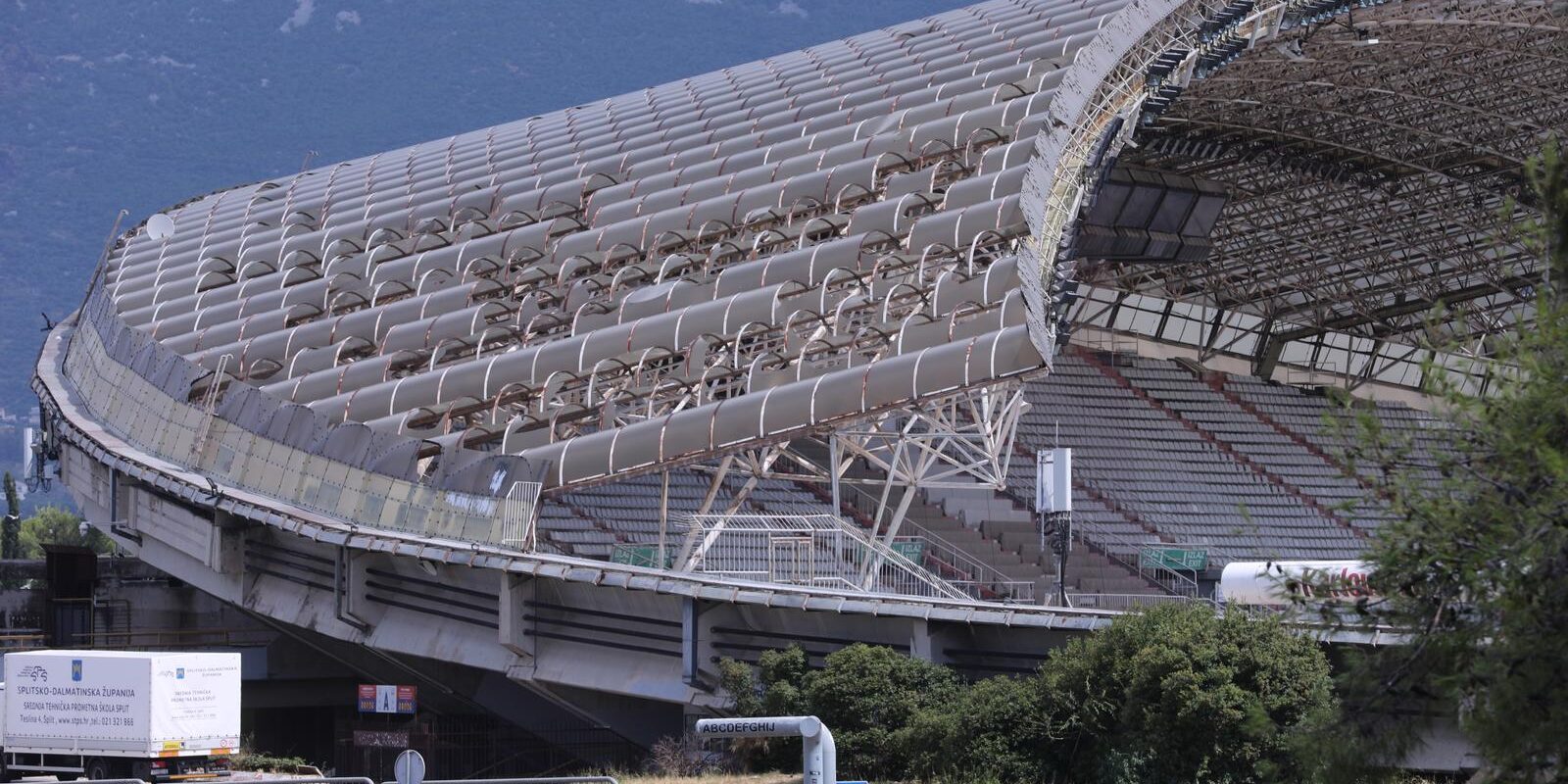Poljud oštećen u oluji koja je poharala Split