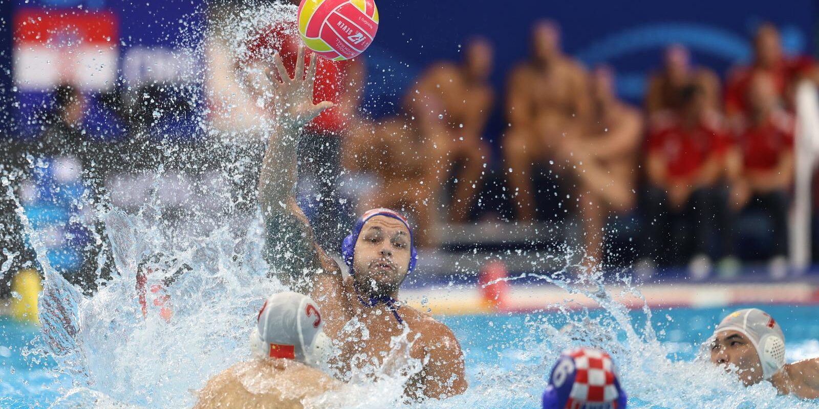 Svjetsko prvenstvo u vodenim sportovima – Singapur 2025., vaterpolo, Kina  – Hrvatska