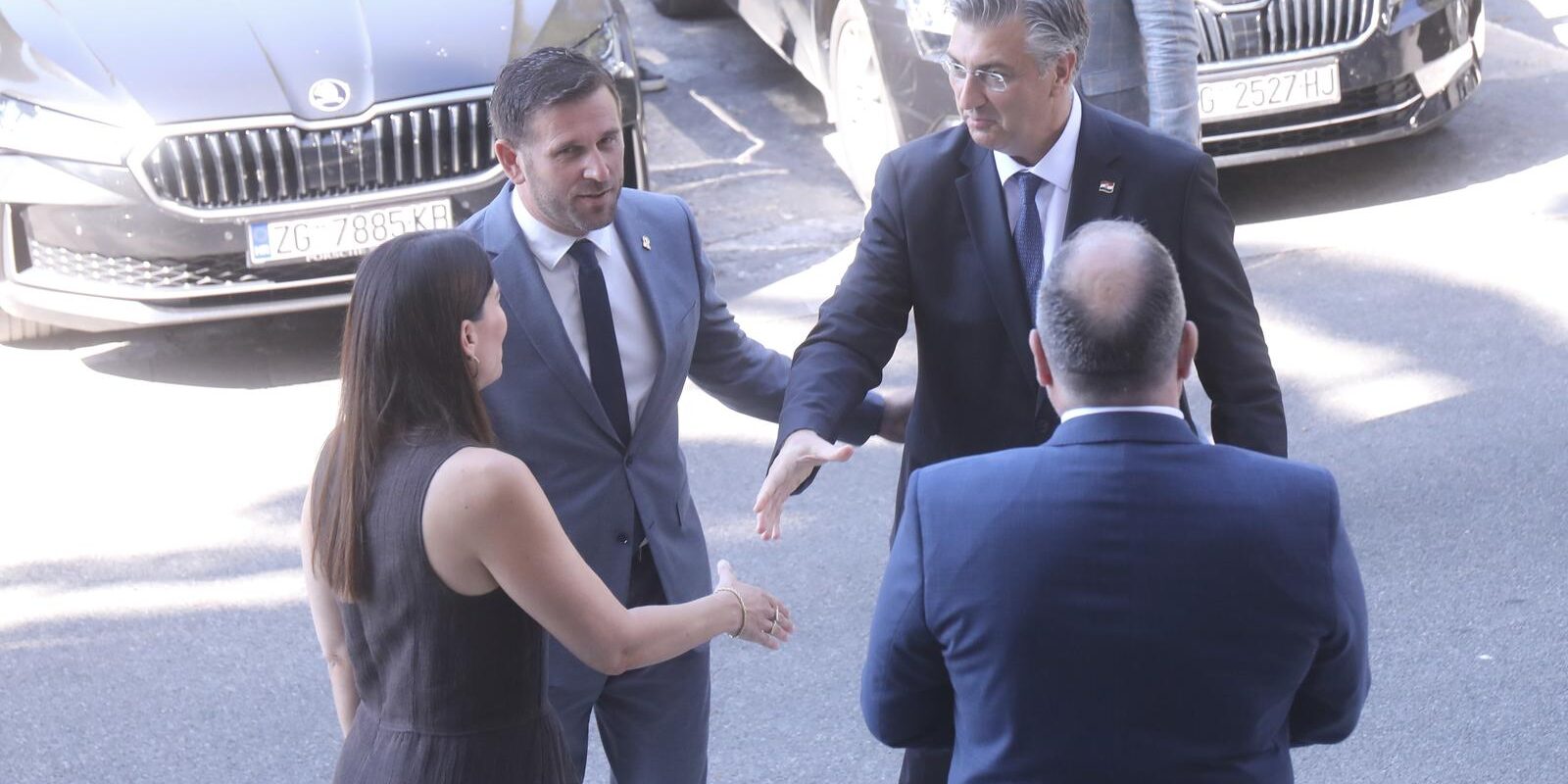 Split: Predsjednik Vlade Andrej Plenković sastao se s gradonačelnikom Tomislavom Šutom