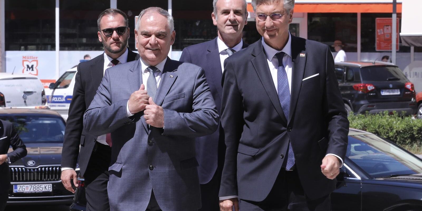Premijer Plenković tijekom službenog posjeta Splitu susreo se sa županom Blaženkom Bobanom