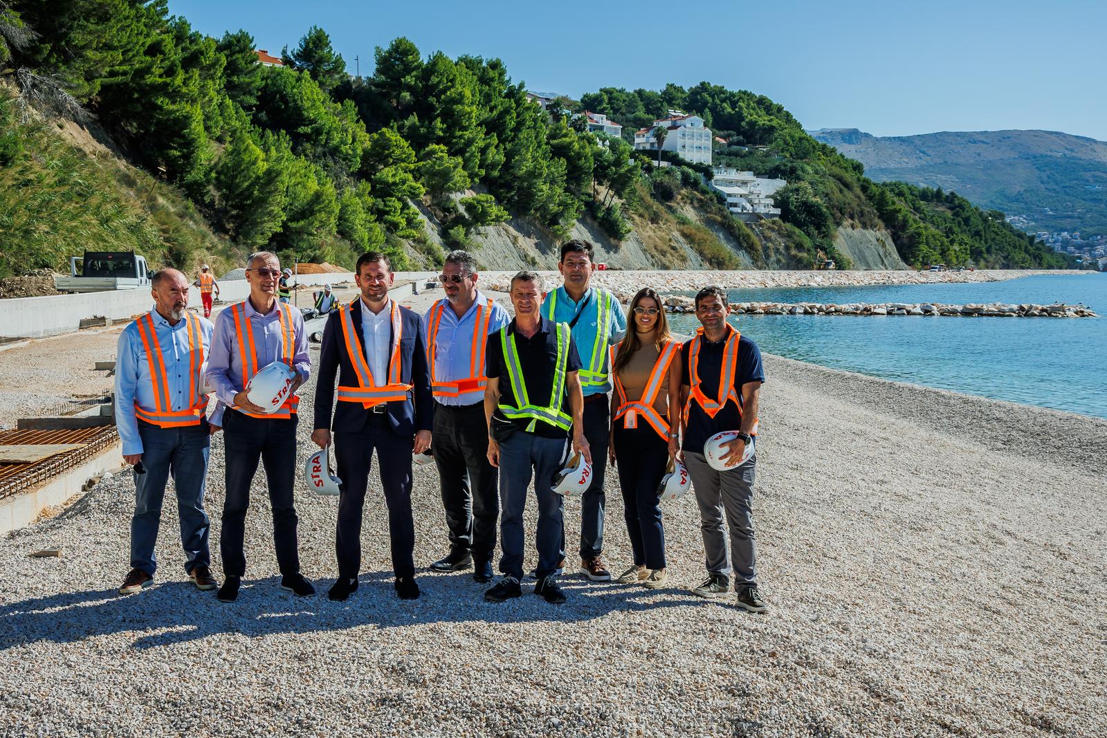 Split: Obilazak gradilišta buduće šetnice Duilovo-Stobreč