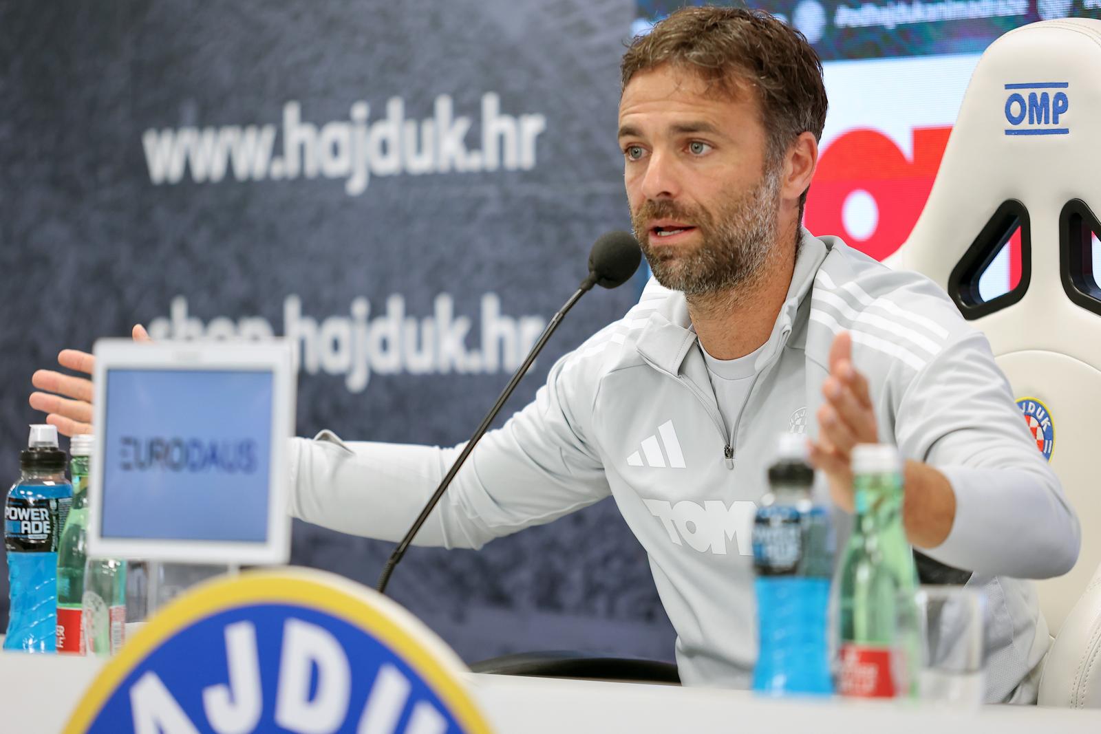 Split: Konferencija za medije Hajduka uoči utakmice s Istrom