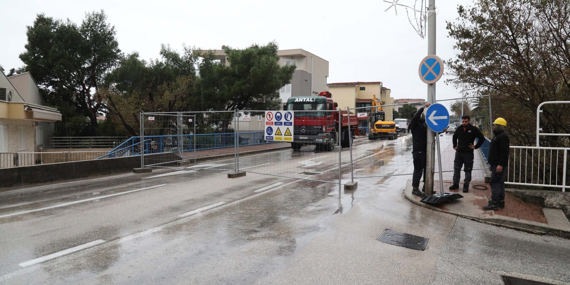 Radovi na Trećem mostu Makarska