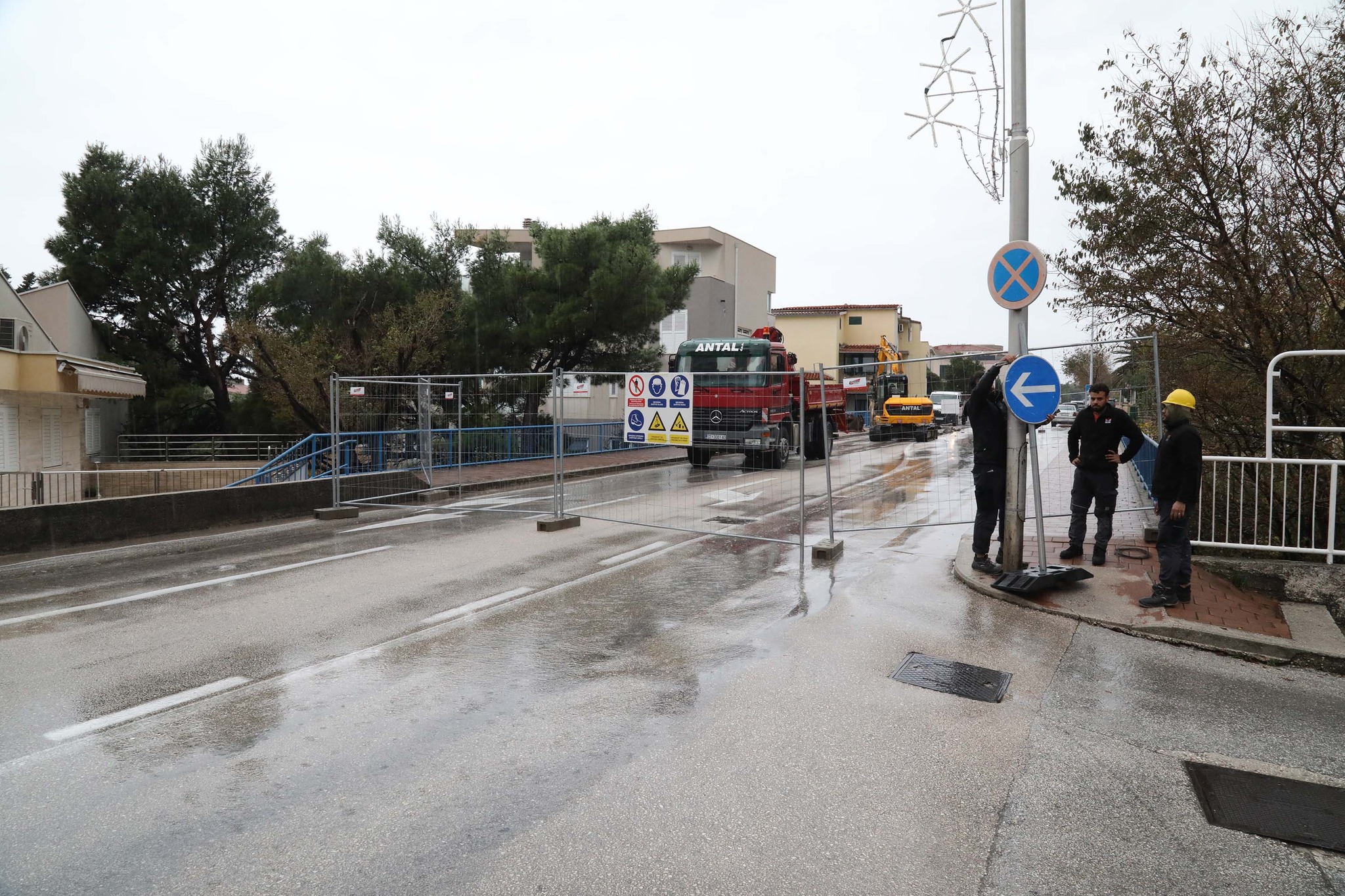 Radovi na Trećem mostu Makarska