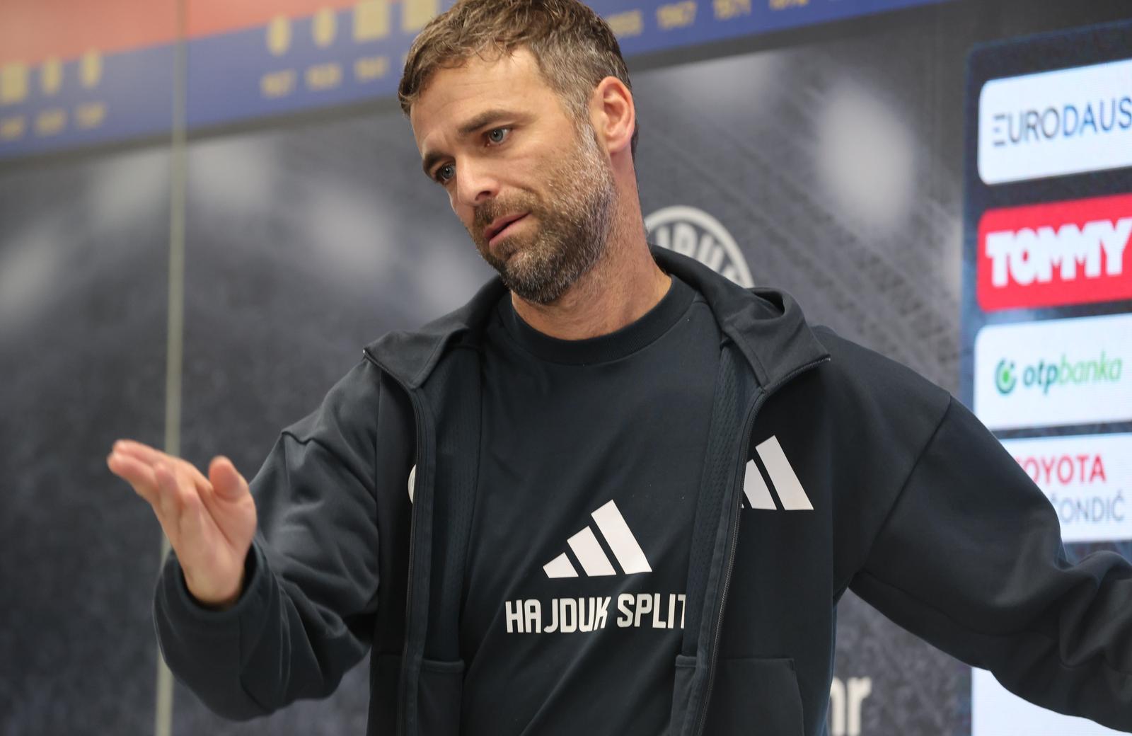 Split: Gonzalo Garcia održao konferenciju za medije uoči derbija protiv Dinama