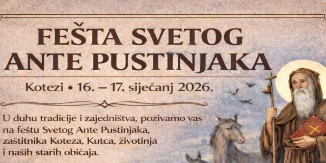 Fešta sv Ante Pustinjaka Kotezi