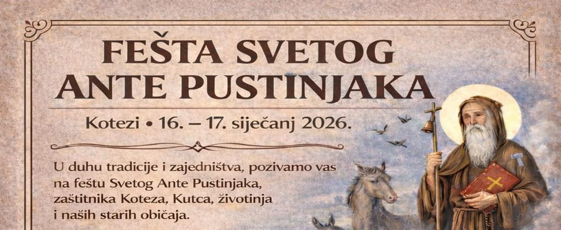 Fešta sv Ante Pustinjaka Kotezi