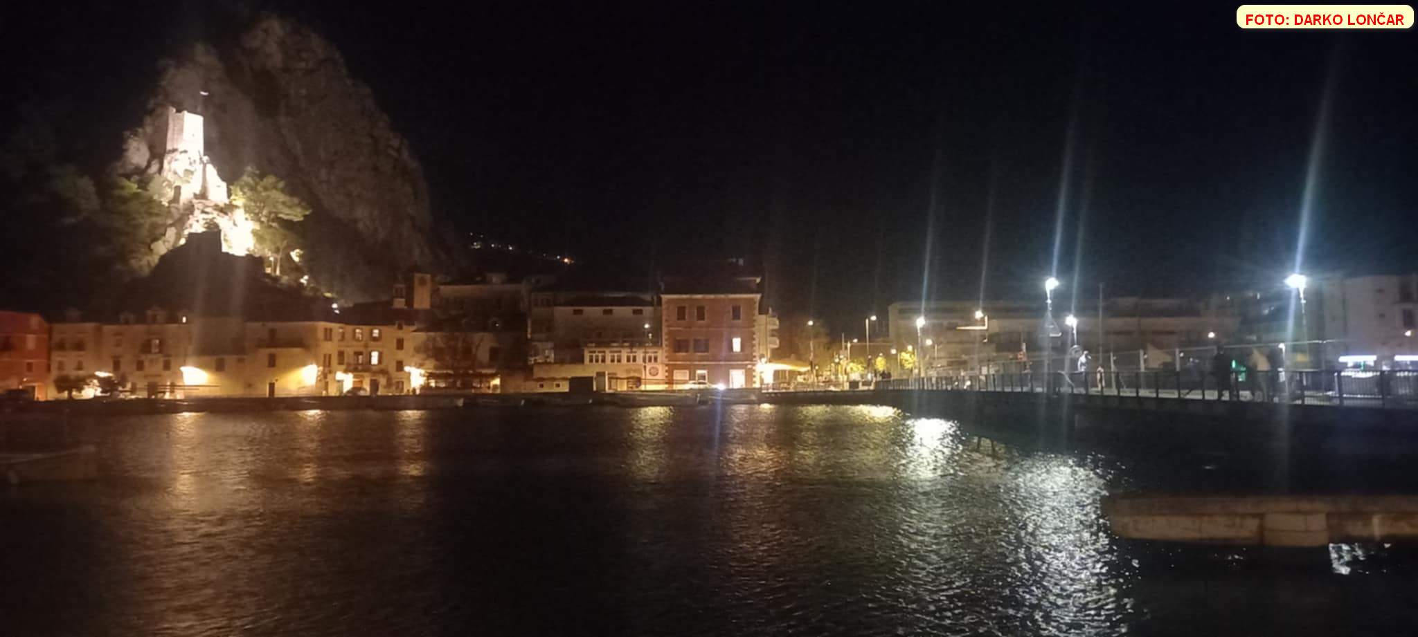 Omiš noćni prizor – najava 021 portal