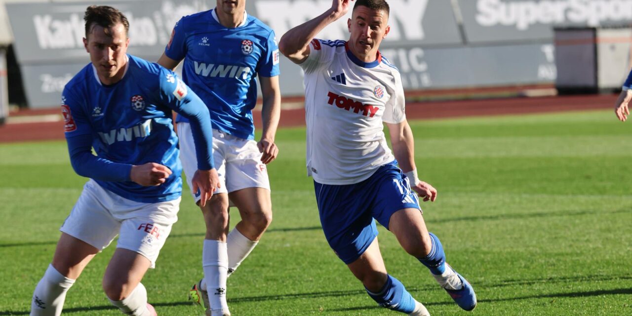 Split: Utakmica Hajduk i Široki Brijeg na Poljudu.