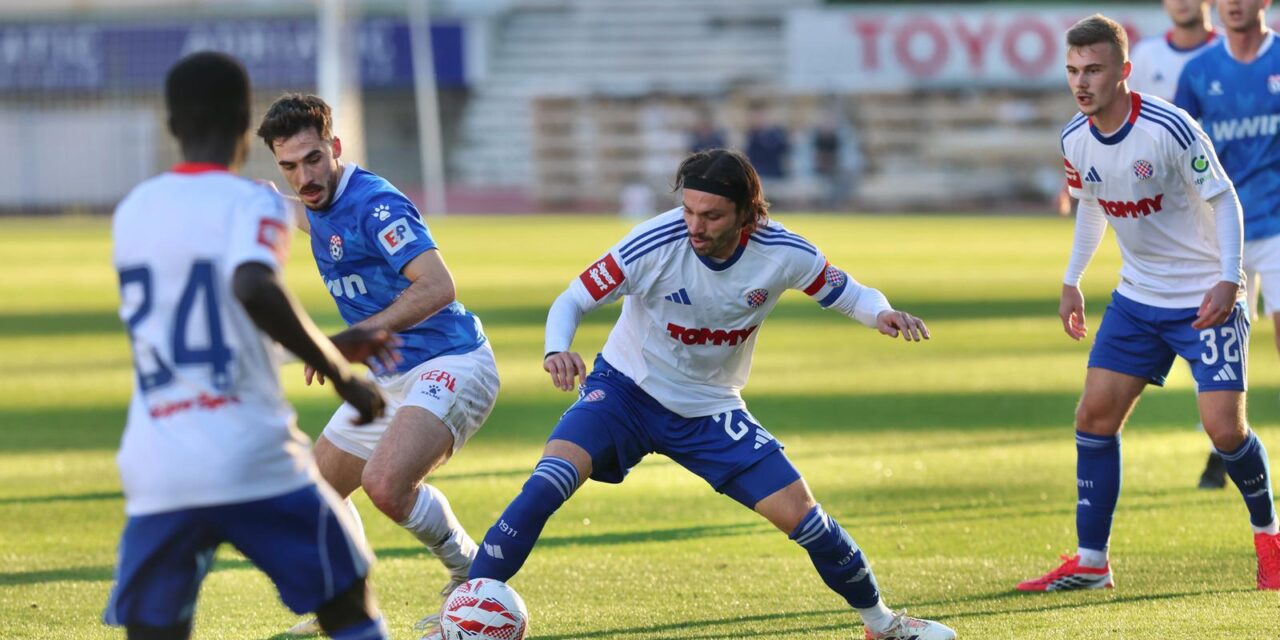 Split: Utakmica Hajduk i Široki Brijeg na Poljudu.