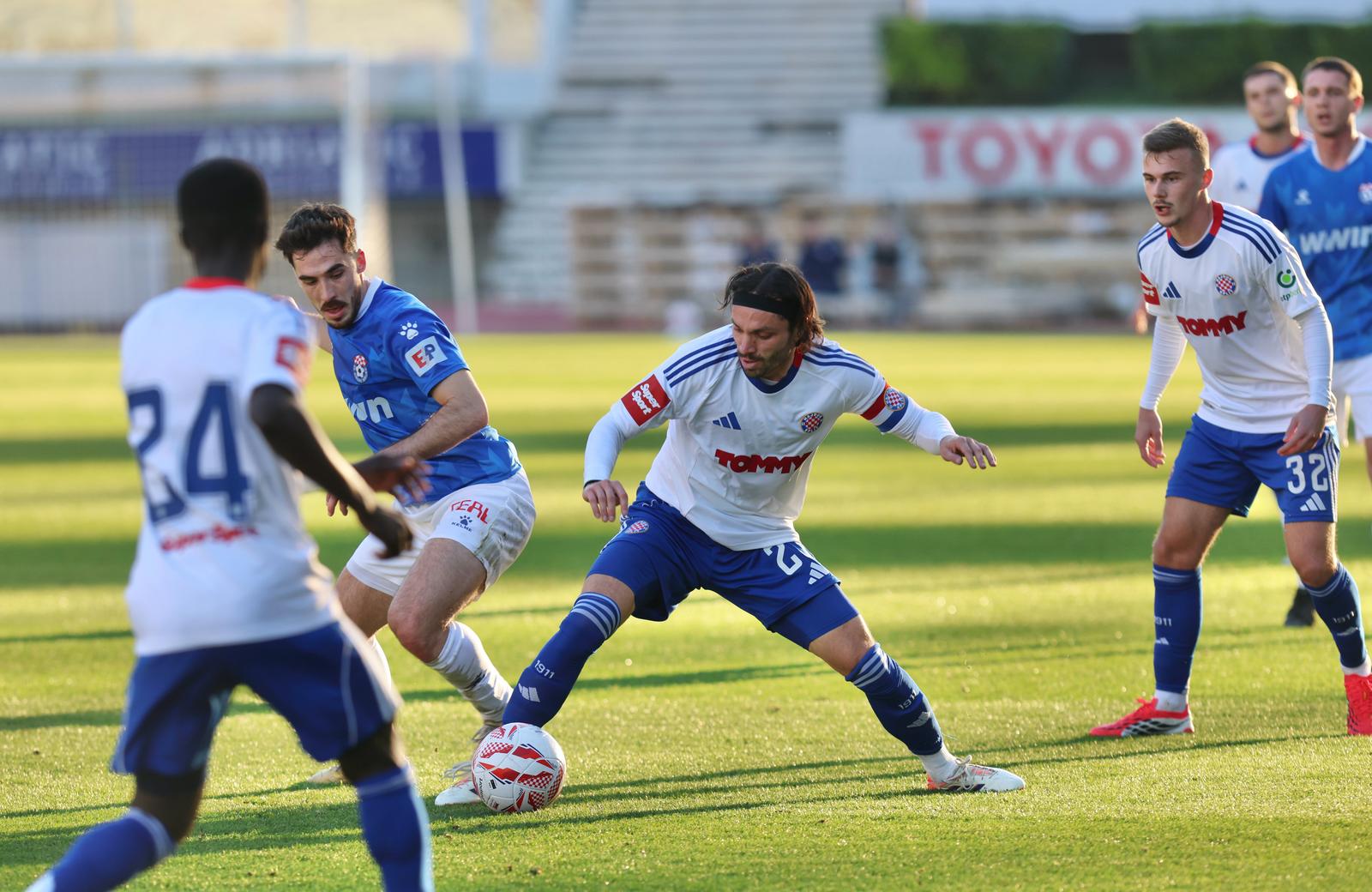 Split: Utakmica Hajduk i Široki Brijeg na Poljudu.