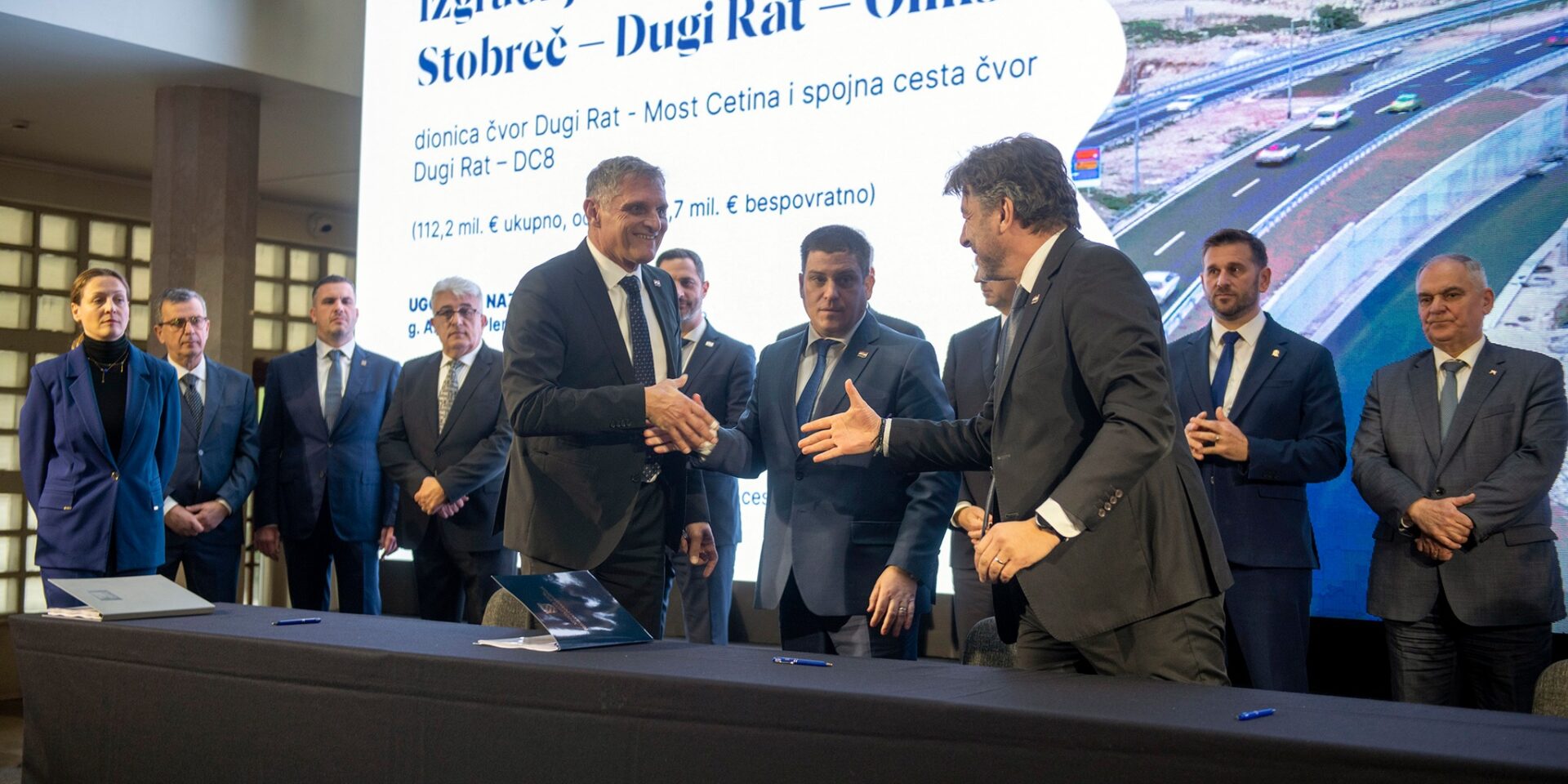 Potpisani ugovori za brzu cestu Solin – Omiš