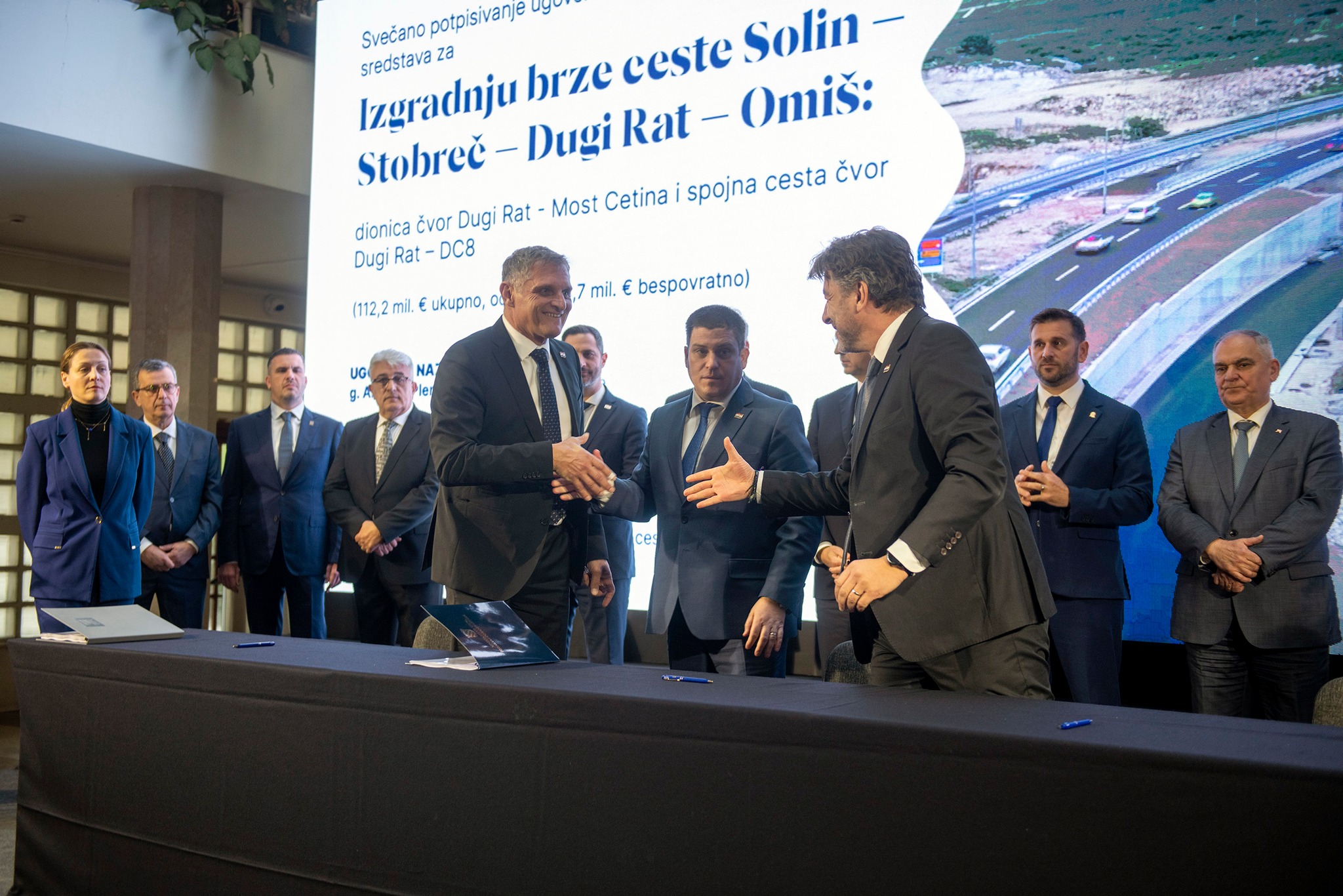 Potpisani ugovori za brzu cestu Solin – Omiš