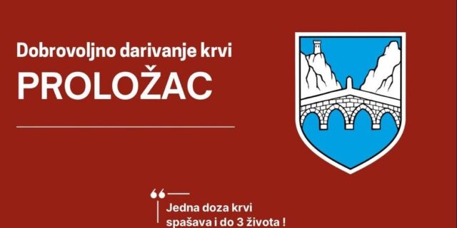Proložac akcija darivanja krvi