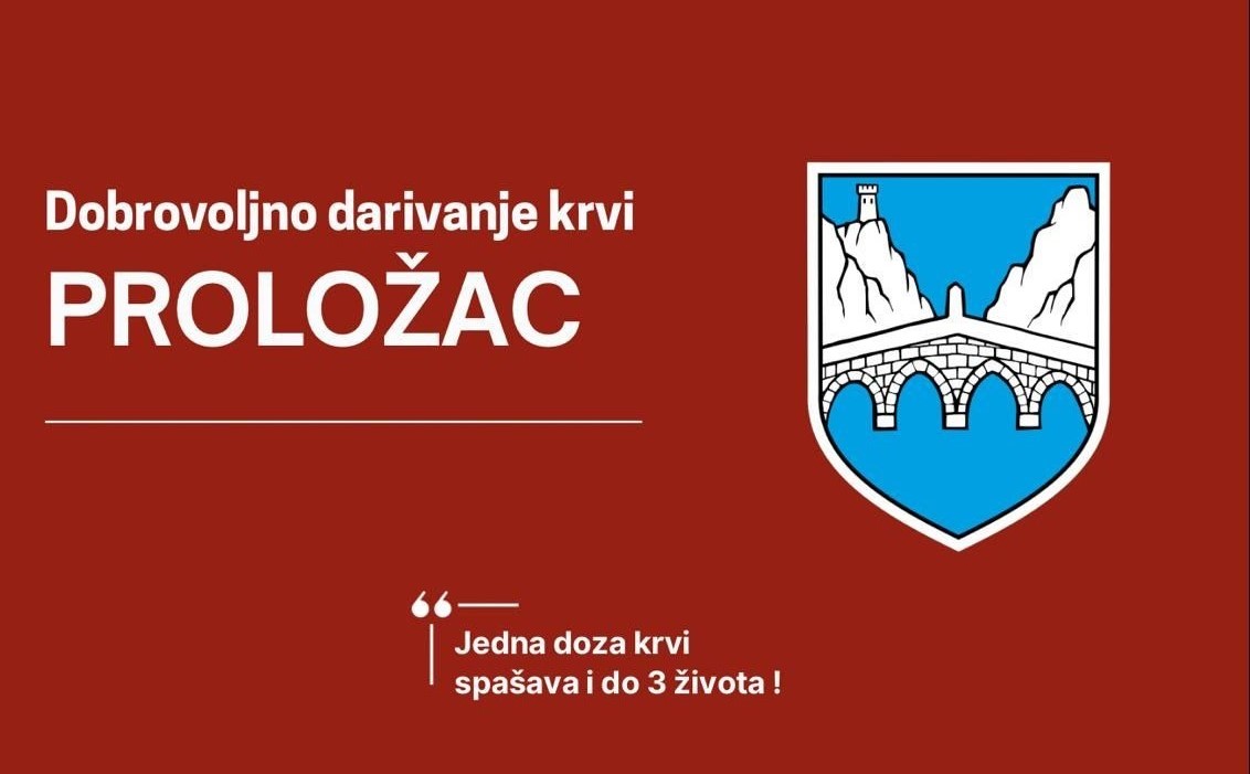 Proložac akcija darivanja krvi