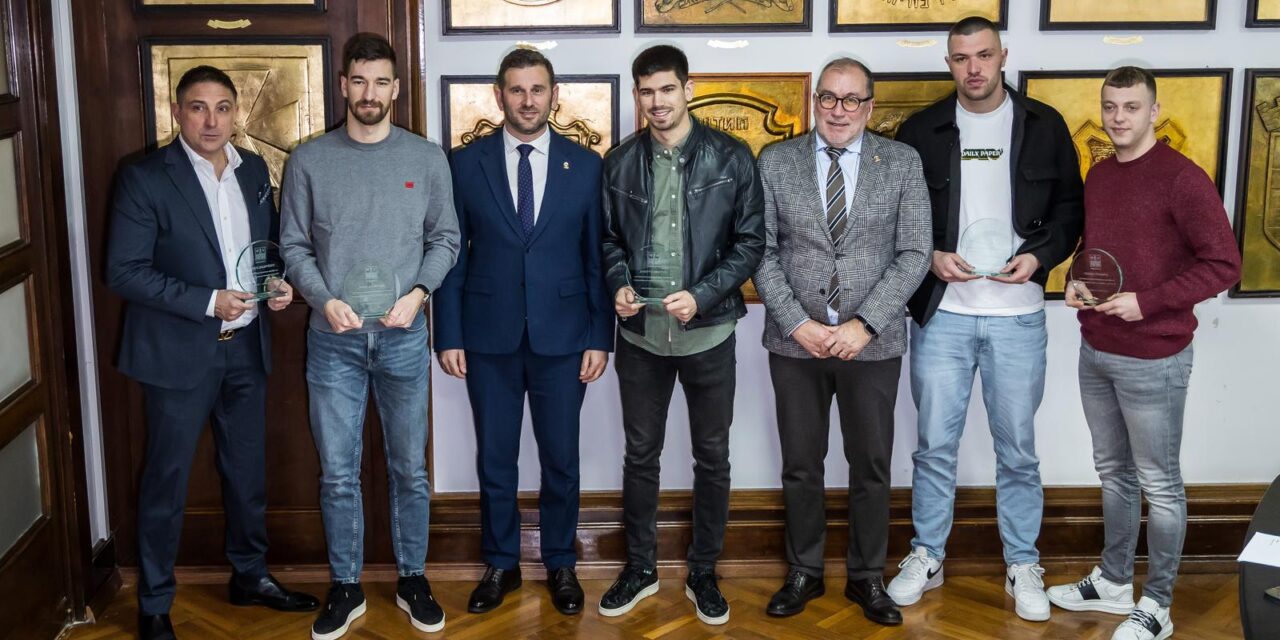 Split: Gradonačelnik Tomislav Šuta primio je brončane reprezentativce u futsalu