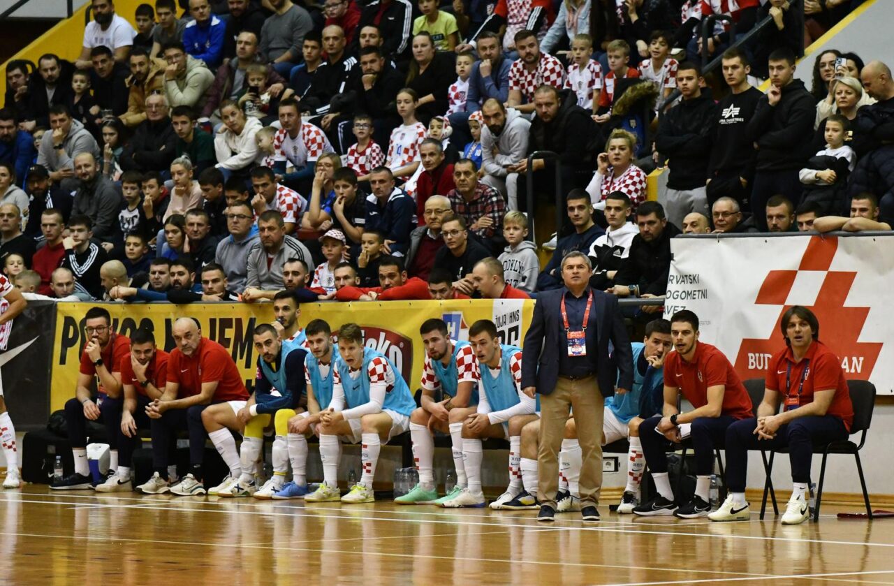 Slavonski Brod: Utakmica kvalifikacija za Svjetsko prvenstvo u futsalu između Hrvatske i Njemačke