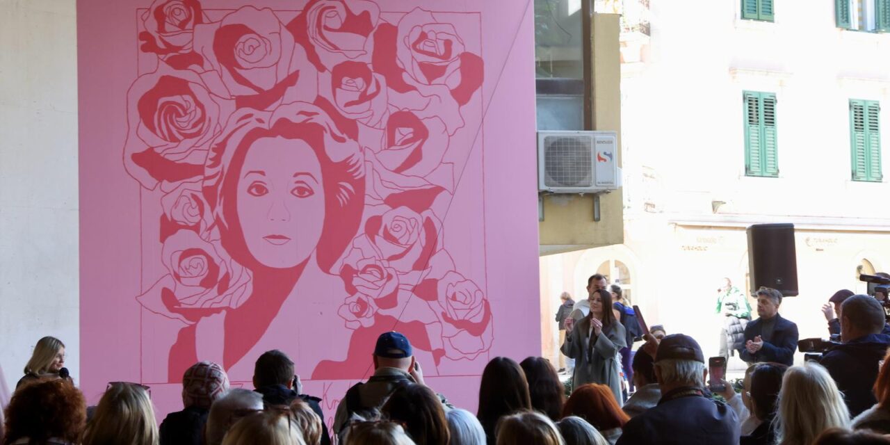Split: Otkriven mural Zdravki Krstulović kod HNK