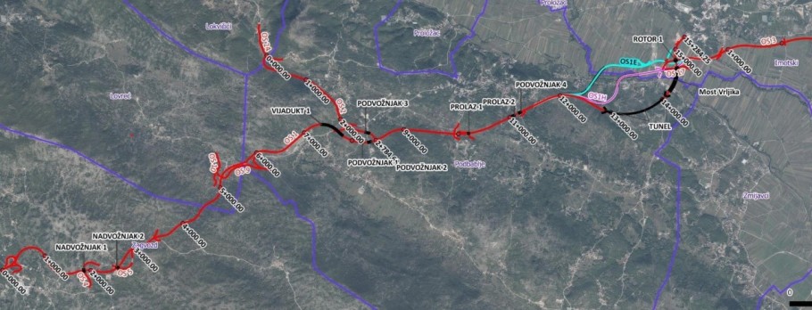 Cesta Zagvozd – Imotski screens shot EOJN