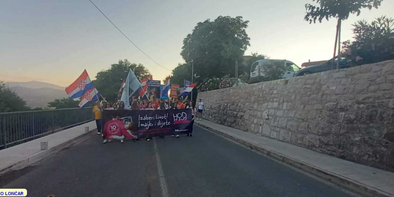 Hod za život Imotski – priopćenje 021 portal