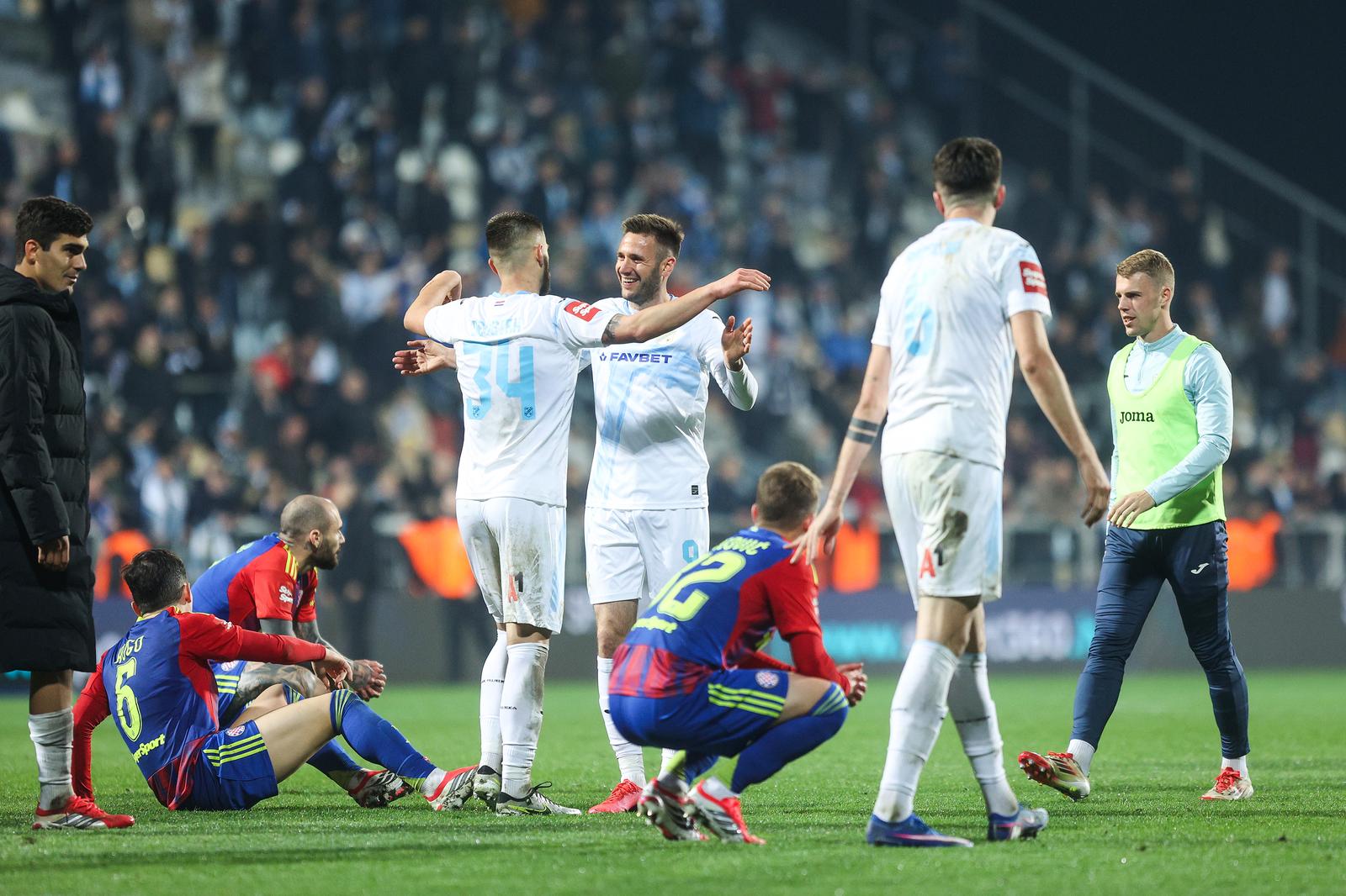 Susret Rijeke i Hajduka u četvrtfinalu Hrvatskog nogometnog kupa