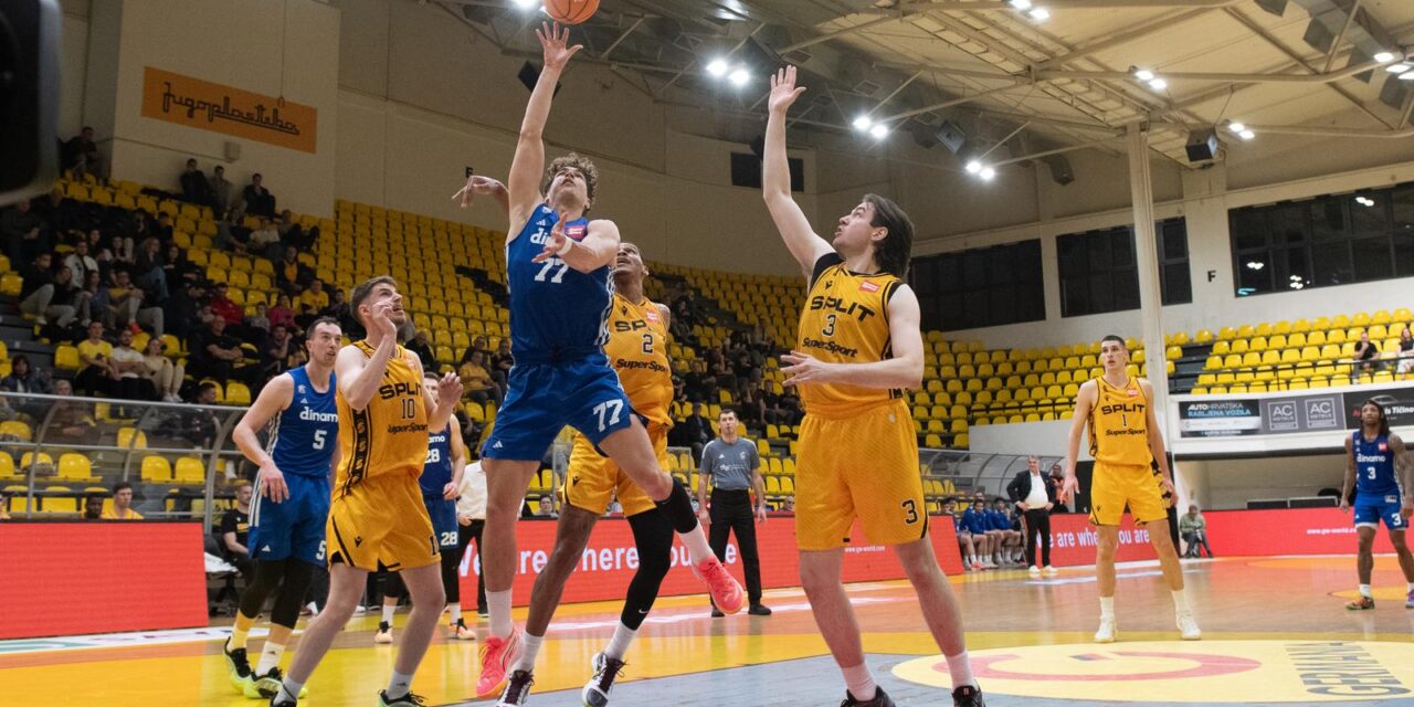 Split: Susret 22. kola prvenstva Hrvatske između KK Split i KK Dinamo