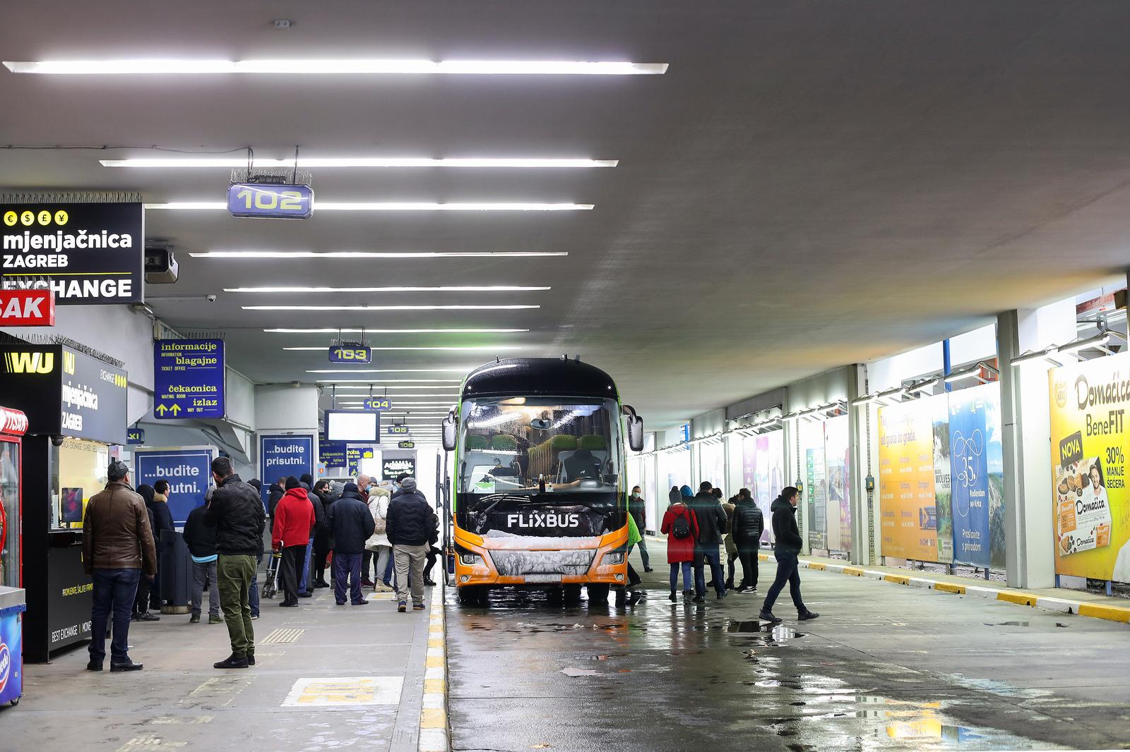 Autobusni kolodvor u Zagrebu
