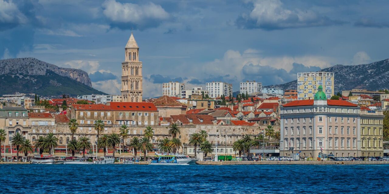 Split: Pogled na grad s mora