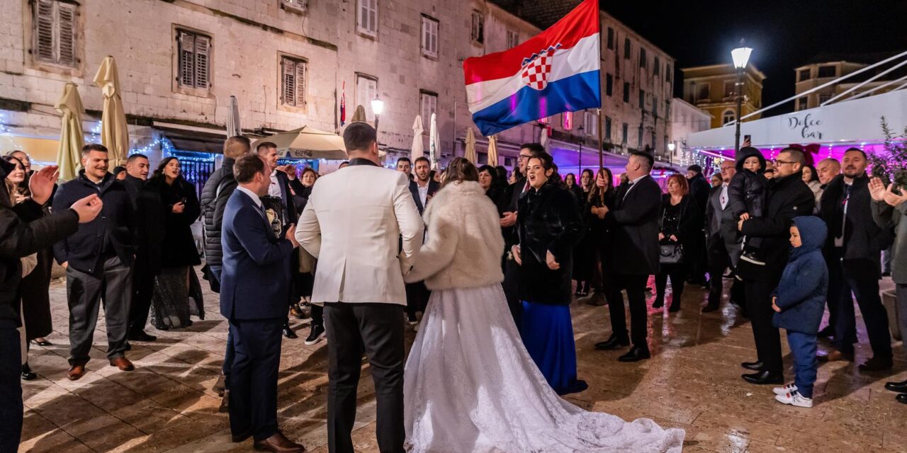 Sinj: Vjenčanje Nediljka Bulja i Pie Cvitković