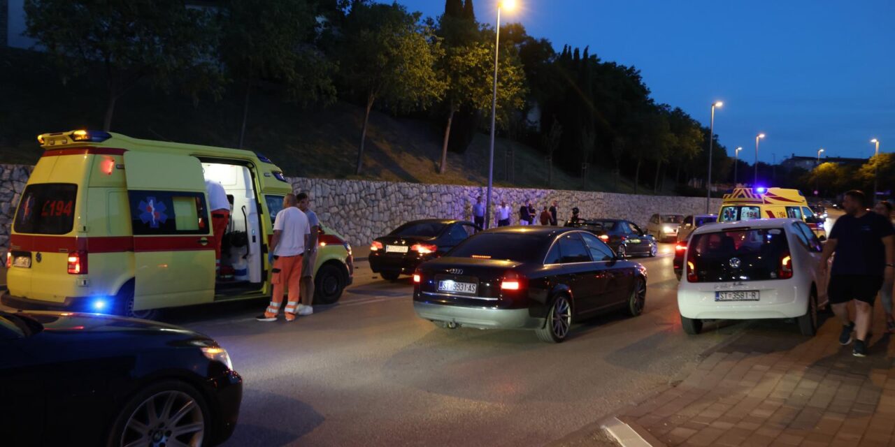 Split: Prometna nesreća na Lovrinačkoj cesti, ozlijeđeno nekoliko osoba