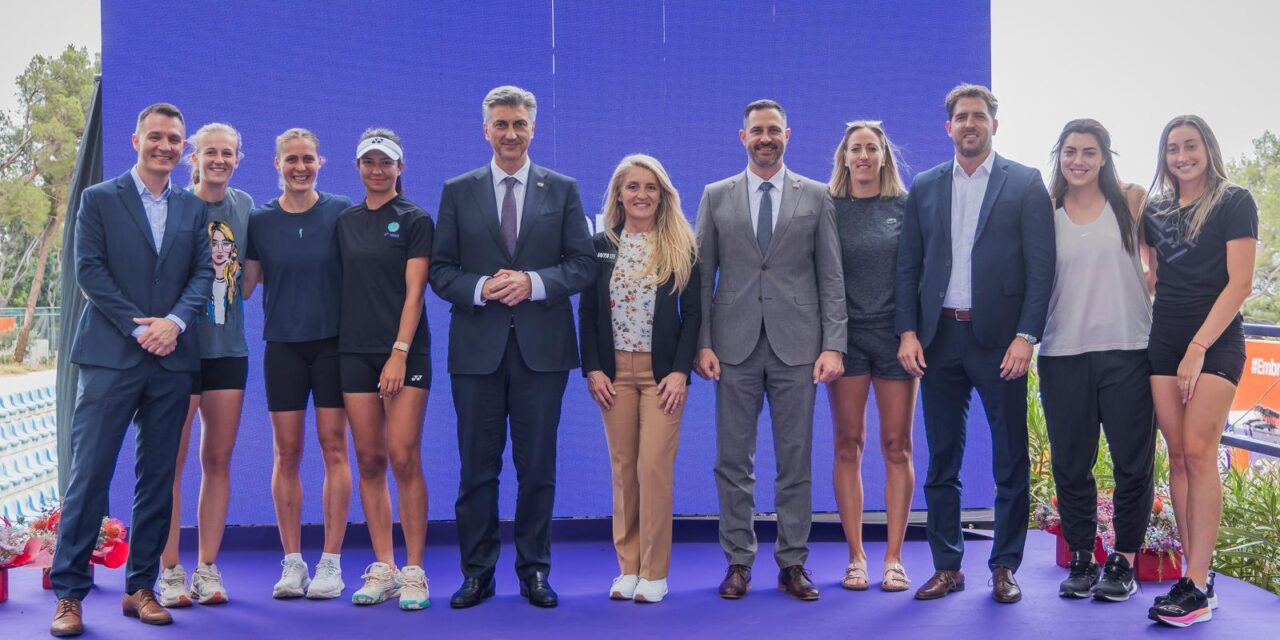 Otvorenje WTA Turnira u Makarskoj i posjet premijera Andreja Plenkovića