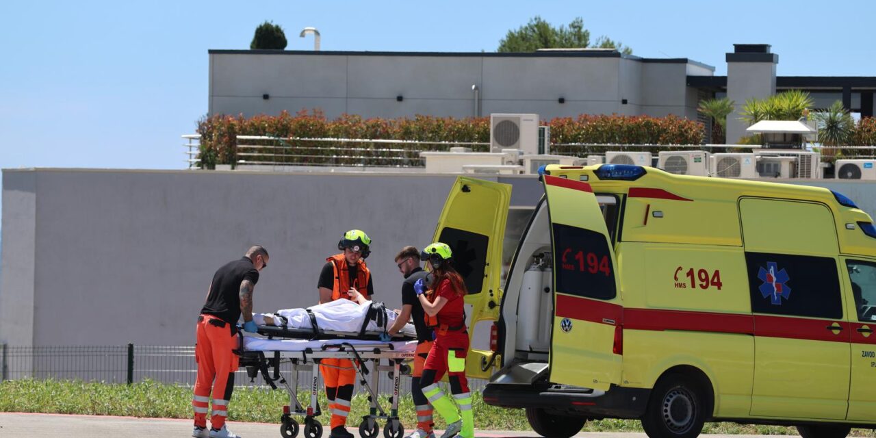 Split: Helikopter MUP-a dovezao pacijenta na helidrom Firule