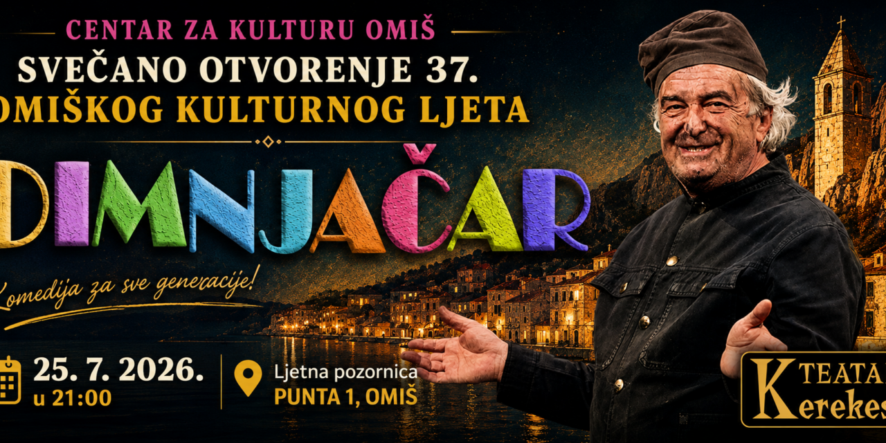 Dimnjačar 37 Omiško kulturno ljeto najava