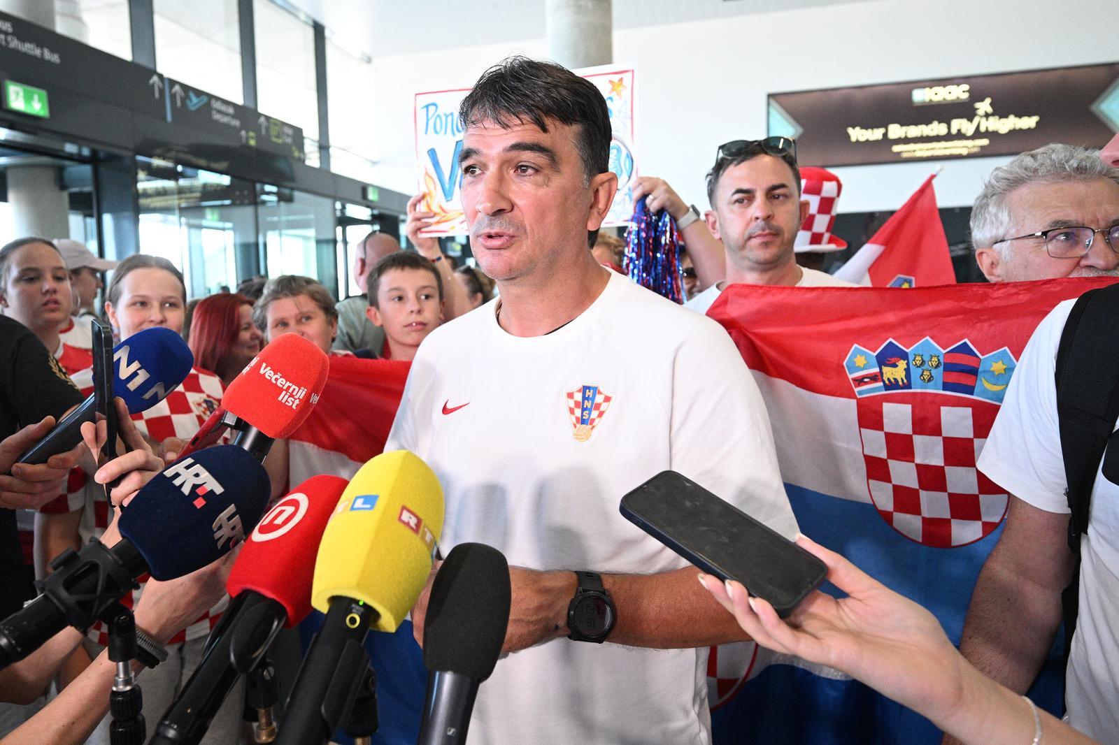 Velika Gorica: Doček hrvatske nogometne reprezentacije