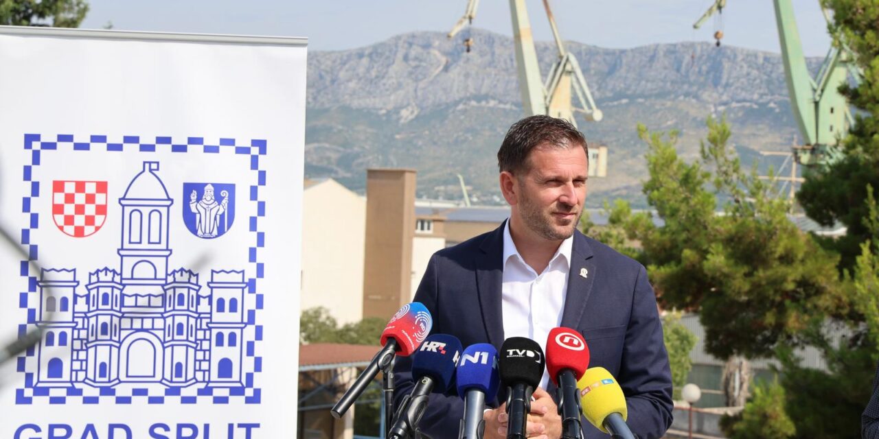 Split: Tomislav Šuta održao konferenciju za medije ispred Brodosplita