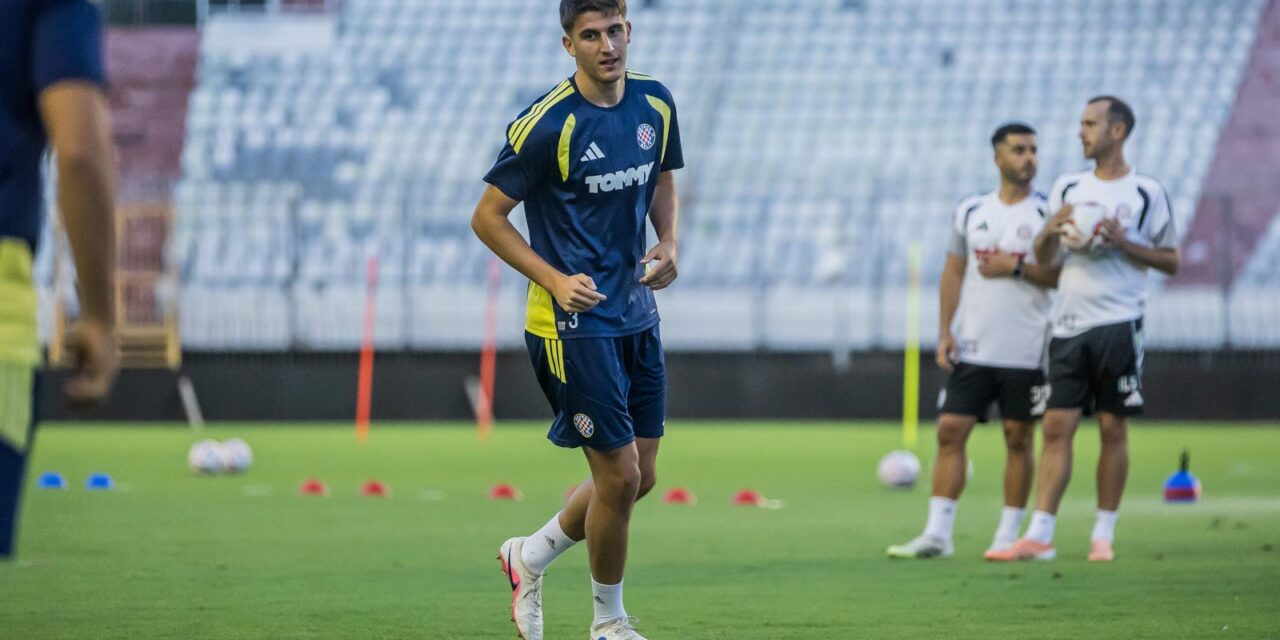 Split: Trening Hajduka uoči sutrašnje utakmice s Pafosom