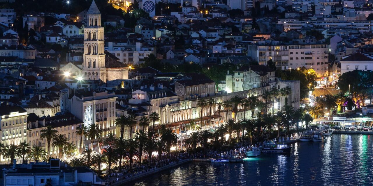 Pogled na Split no?u