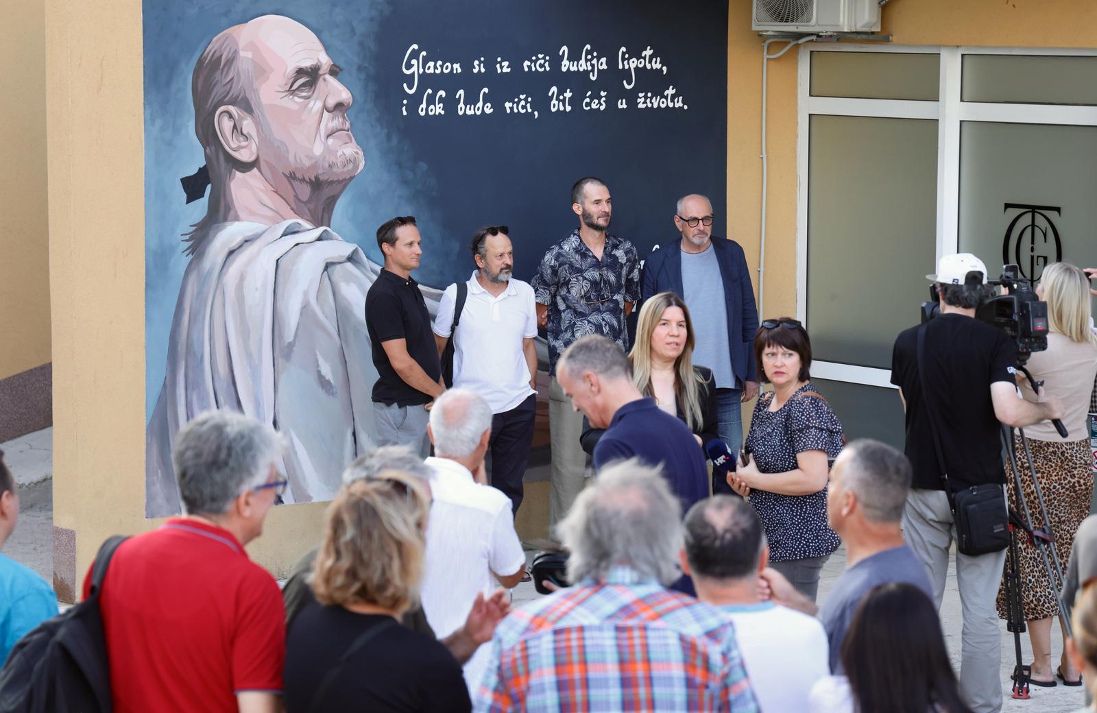 Split: Otkriven grafit posvećen glumcu Josipu Gendi