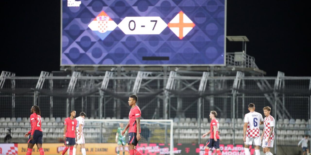 Rijeka: Hrvatska izgubila od Engleske 7-0
